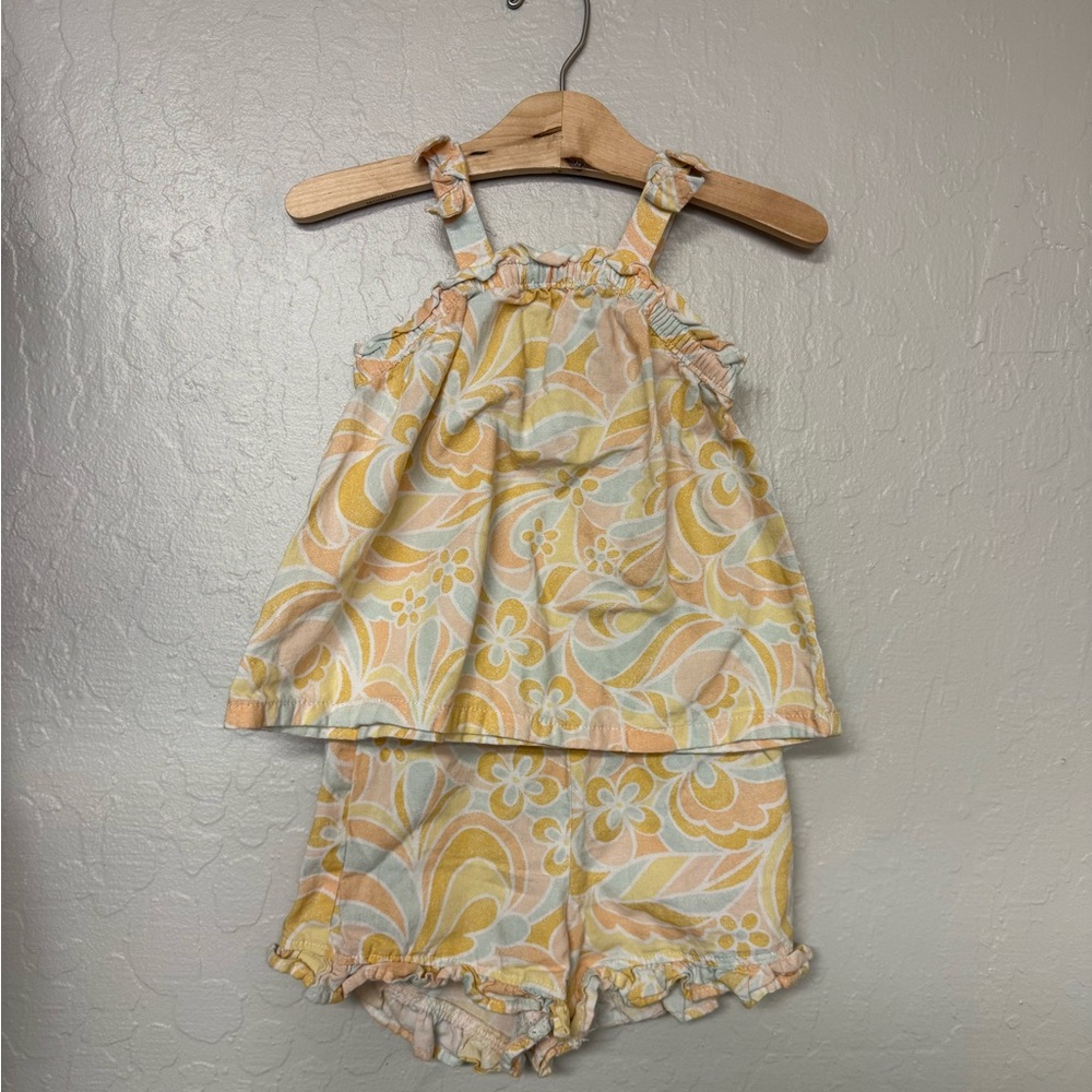 $18 ADD ON little co floral‎ set 5T Zara Hanna Andersson Janie and Jack Baby Gap